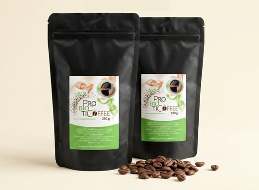 Dvě balení Probiotické kávy po 250 g